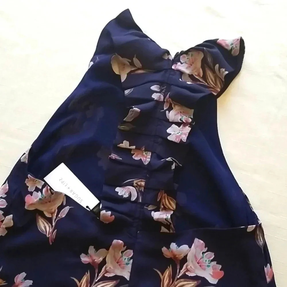 Sugar + Lips Floral razorback Dress - Picture 4 of 6